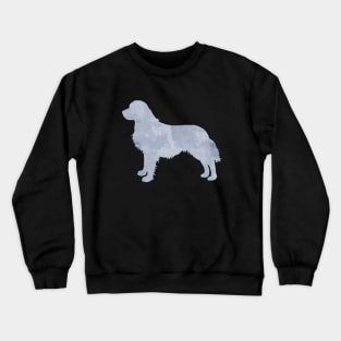 Gray Golden Retriever Dog Art Crewneck Sweatshirt